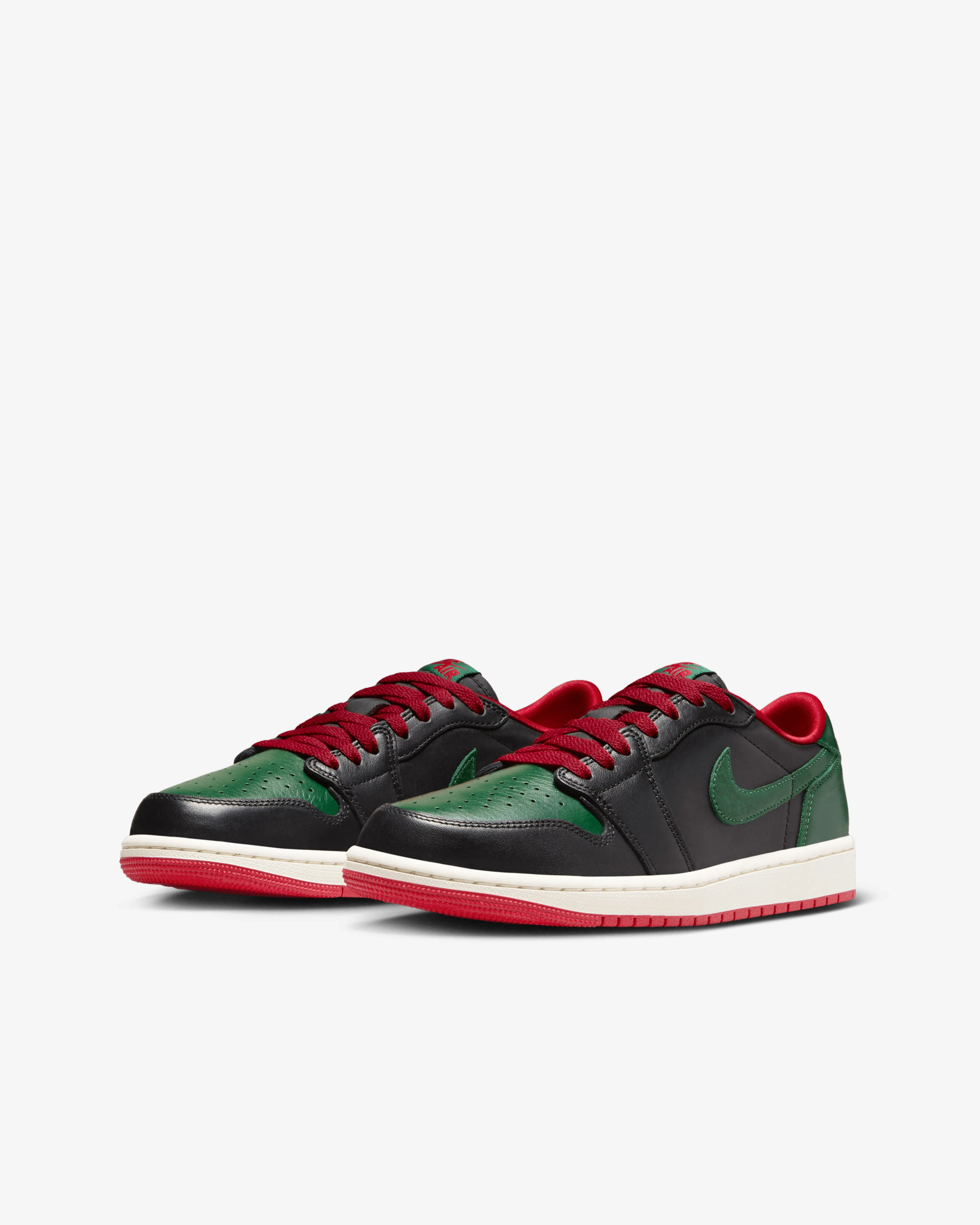 Nike Women's Air Jordan 1 Retro Low OG  Black/Gorge Green CZ0775-036