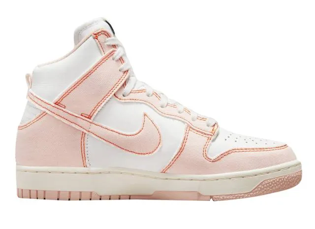 Nike women's dunk high 1985 (arctic orange/ white/ arctic orange/ sail) sizes 5-12 dv1143-800