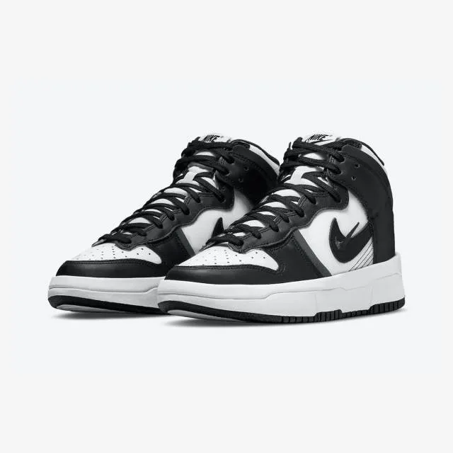 Nike women's dunk high up (panda/ black/ white) sizes 6-10 dh3718