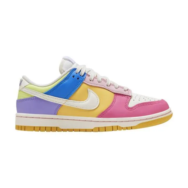 Nike Women's Dunk Low (Multi-Color/ Sail/ Sail/ Solar Fl...