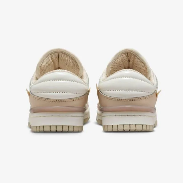 Nike women's dunk low twist (sanddrift/ tan/ coconut milk/ sanddrift/ pink oxford/ sail) sizes 5-12