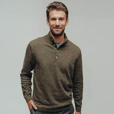 Normal Brand Roll Hem Button Pullover