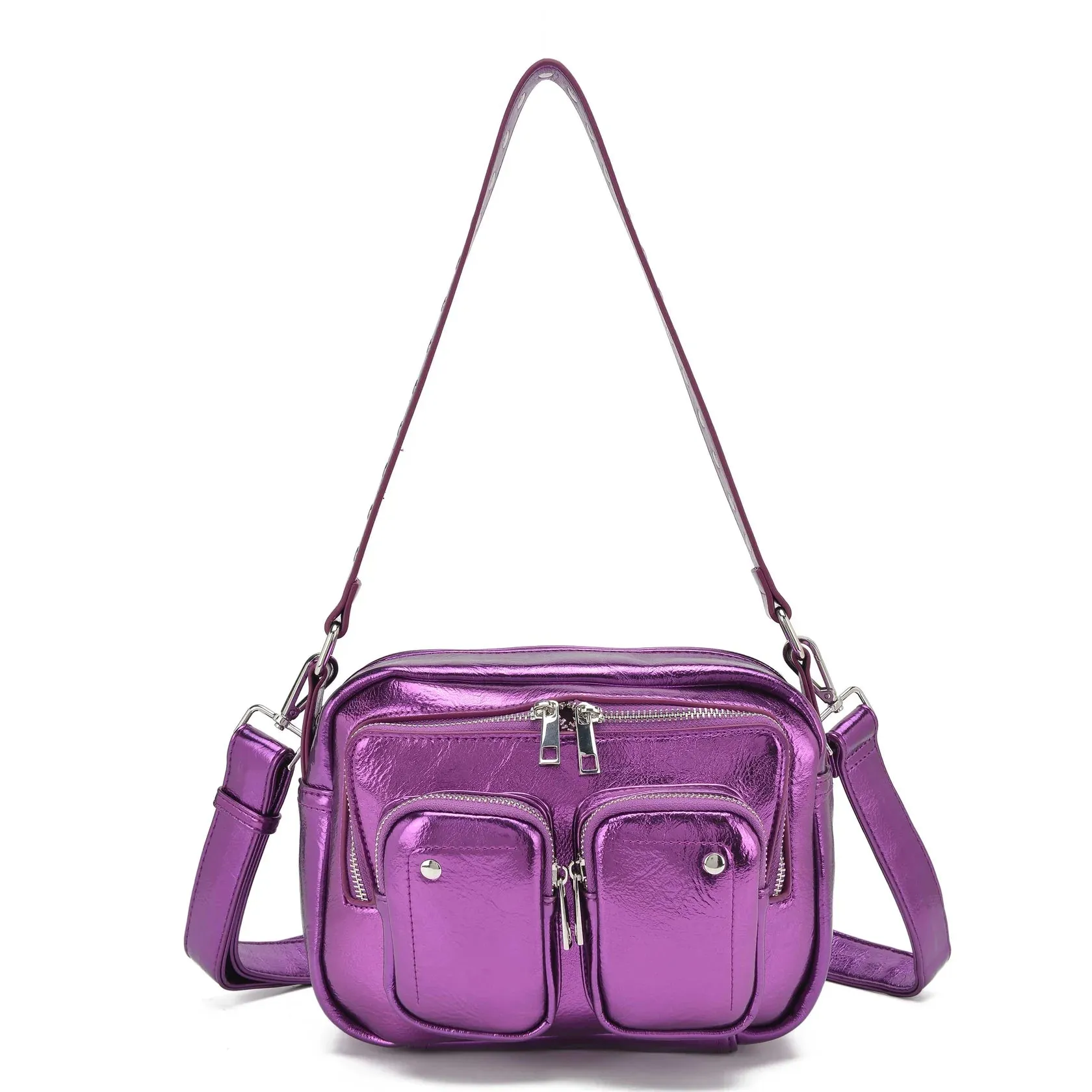 NUNOO | CROSSBODY MUJER | ELLIE RECYCLED COOL LIGHT PURPLE | PURPURA