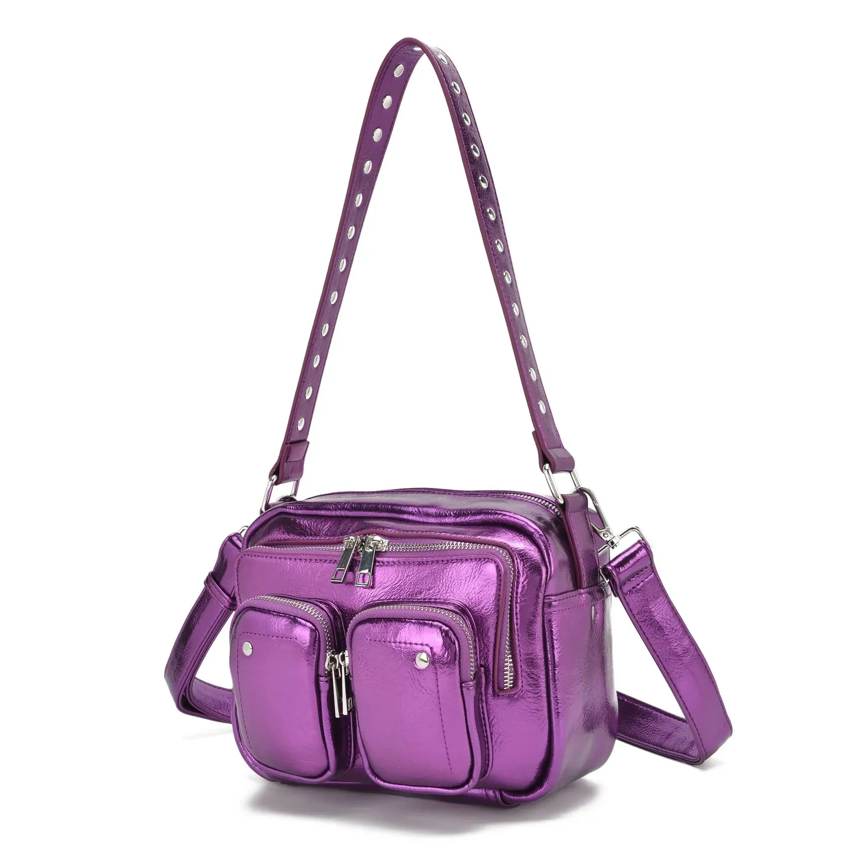 NUNOO | CROSSBODY MUJER | ELLIE RECYCLED COOL LIGHT PURPLE | PURPURA