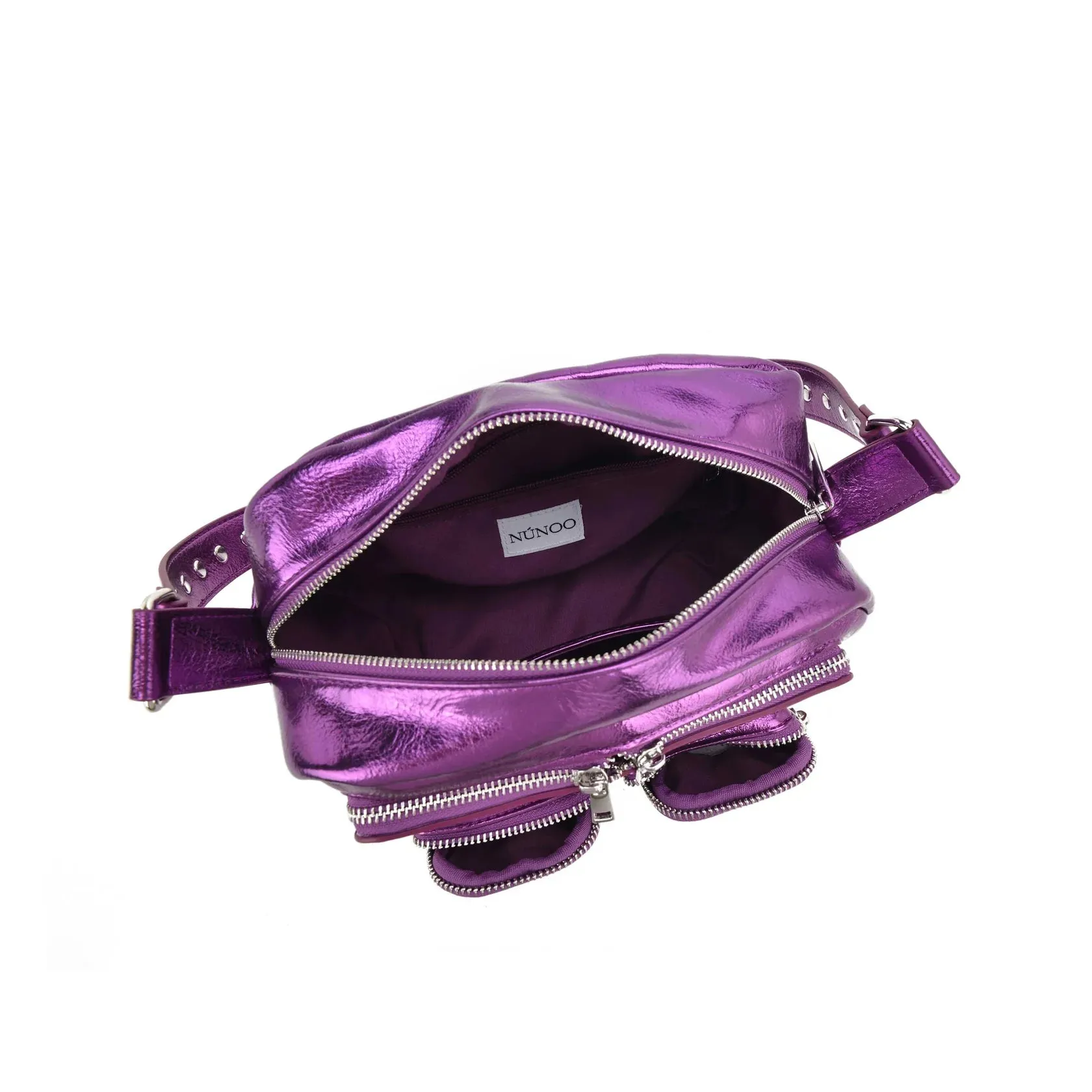 NUNOO | CROSSBODY MUJER | ELLIE RECYCLED COOL LIGHT PURPLE | PURPURA