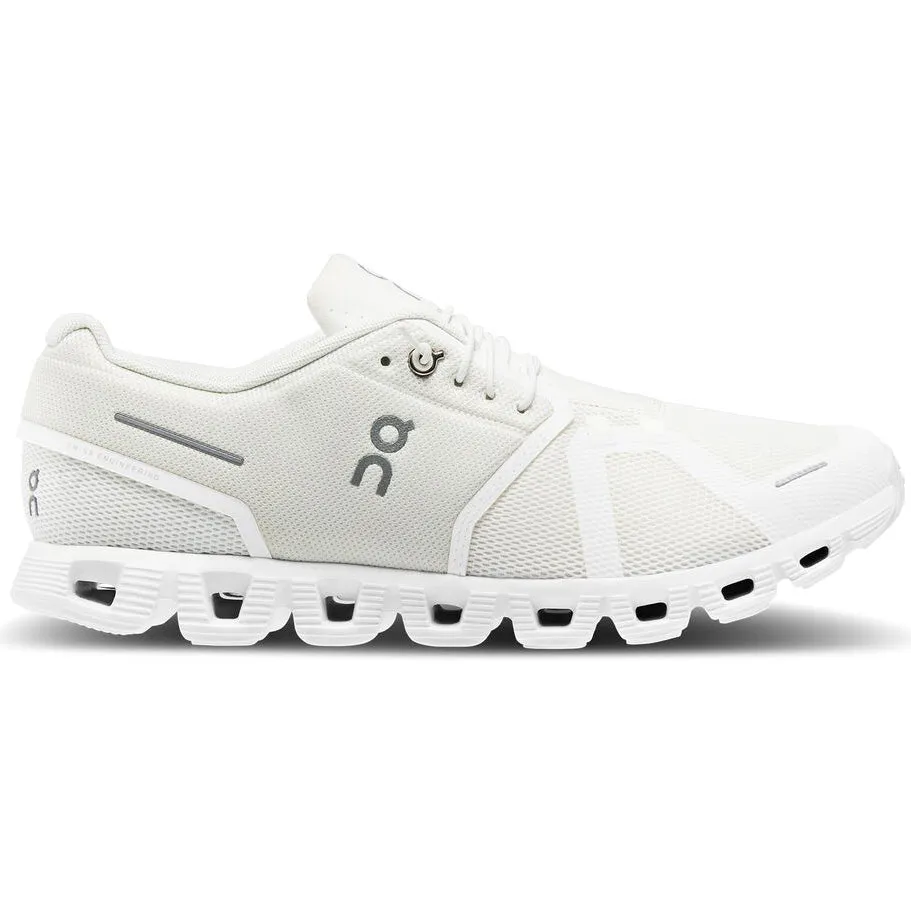 On Men's Cloud 5 Running Shoes Undyed-White / White