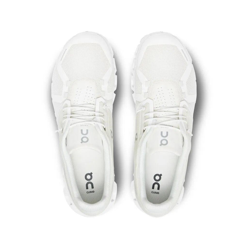 On Men's Cloud 5 Running Shoes Undyed-White / White