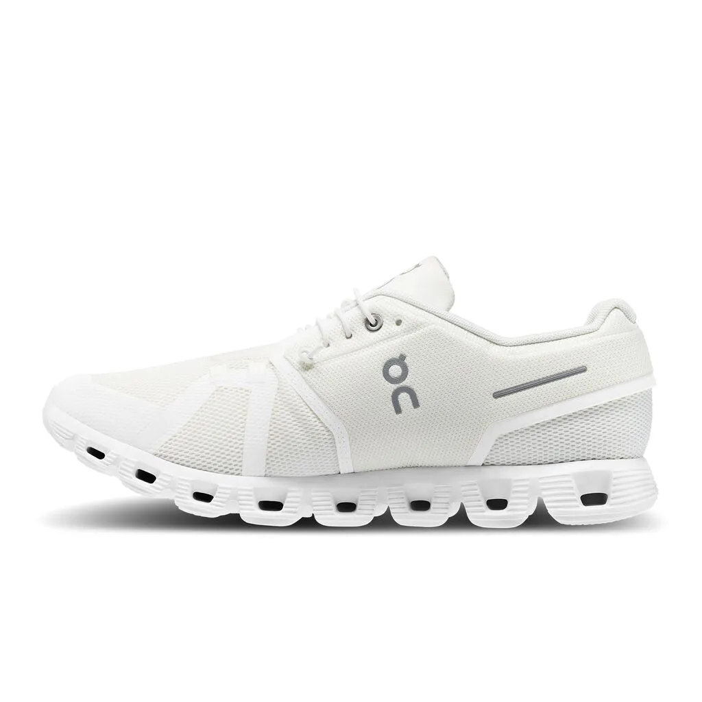 On Men's Cloud 5 Running Shoes Undyed-White / White