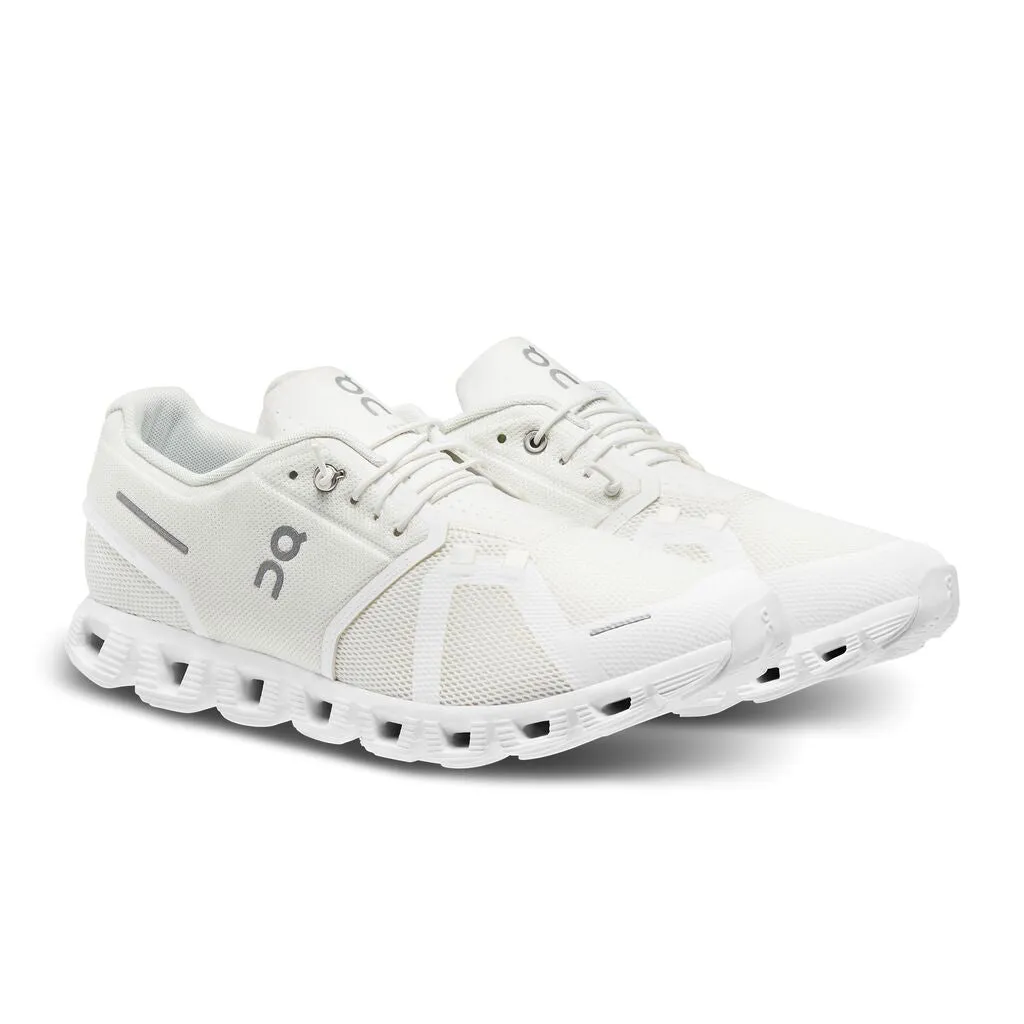 On Men's Cloud 5 Running Shoes Undyed-White / White