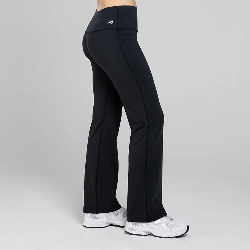 O'Neills Women's Piper Relaxed Fit Yoga Pants Regular Leg Black