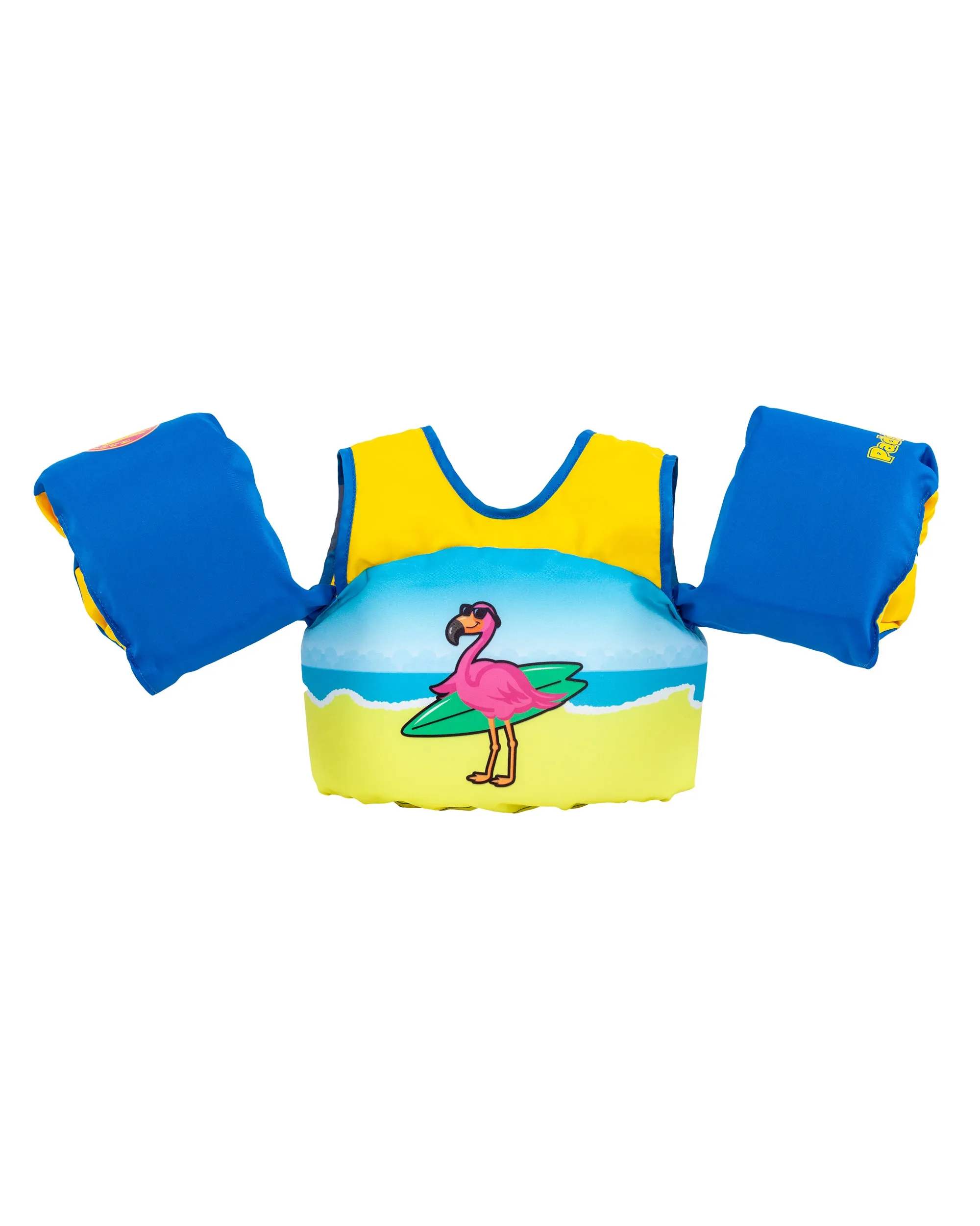 Paddle Pals Child's Swim Vest - Surf Flamingo