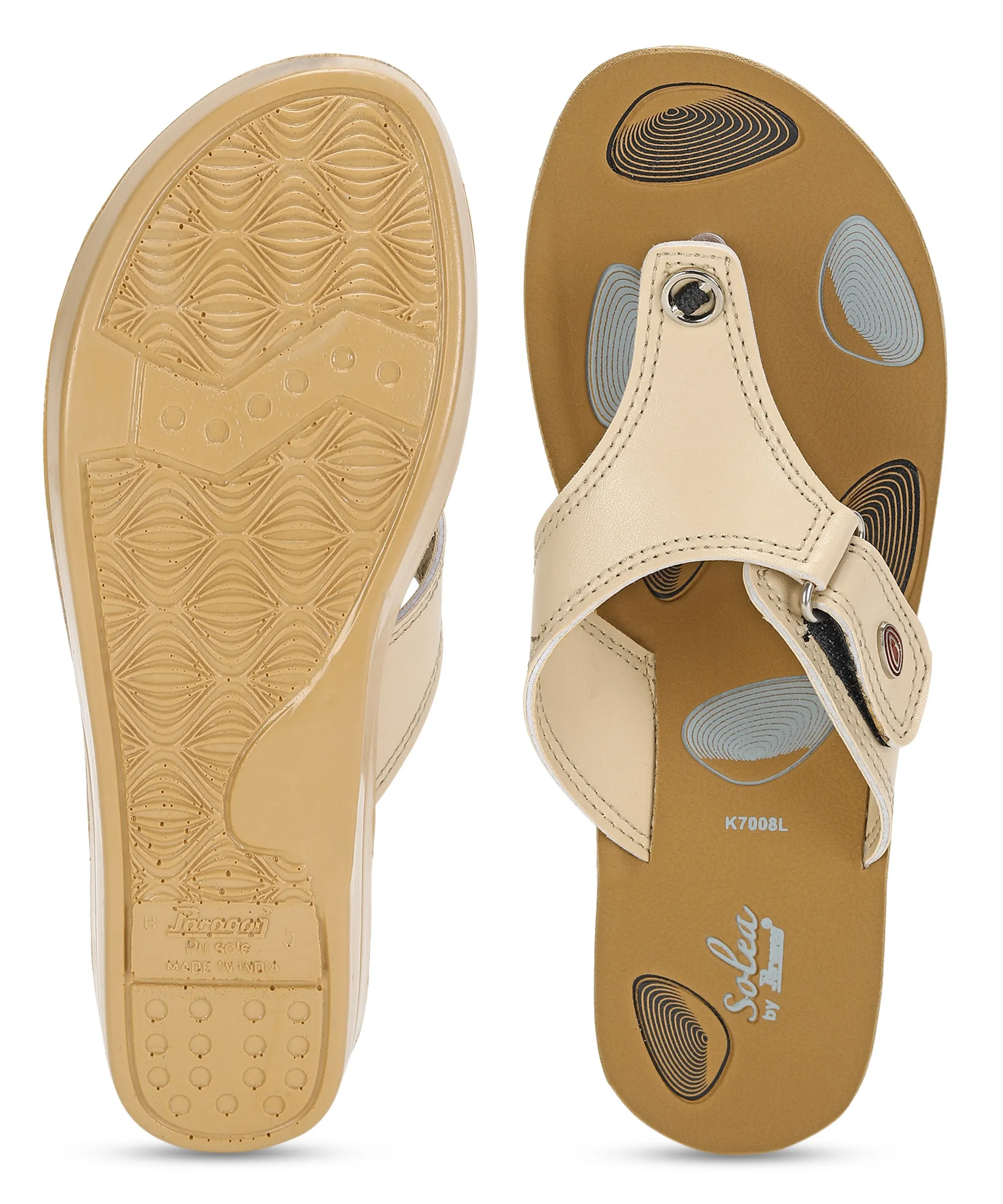 Paragon  PUK7008L Women Sandals | Casual & Formal Sandals | Stylish, Comfortable & Durable | For Daily & Occasion Wear