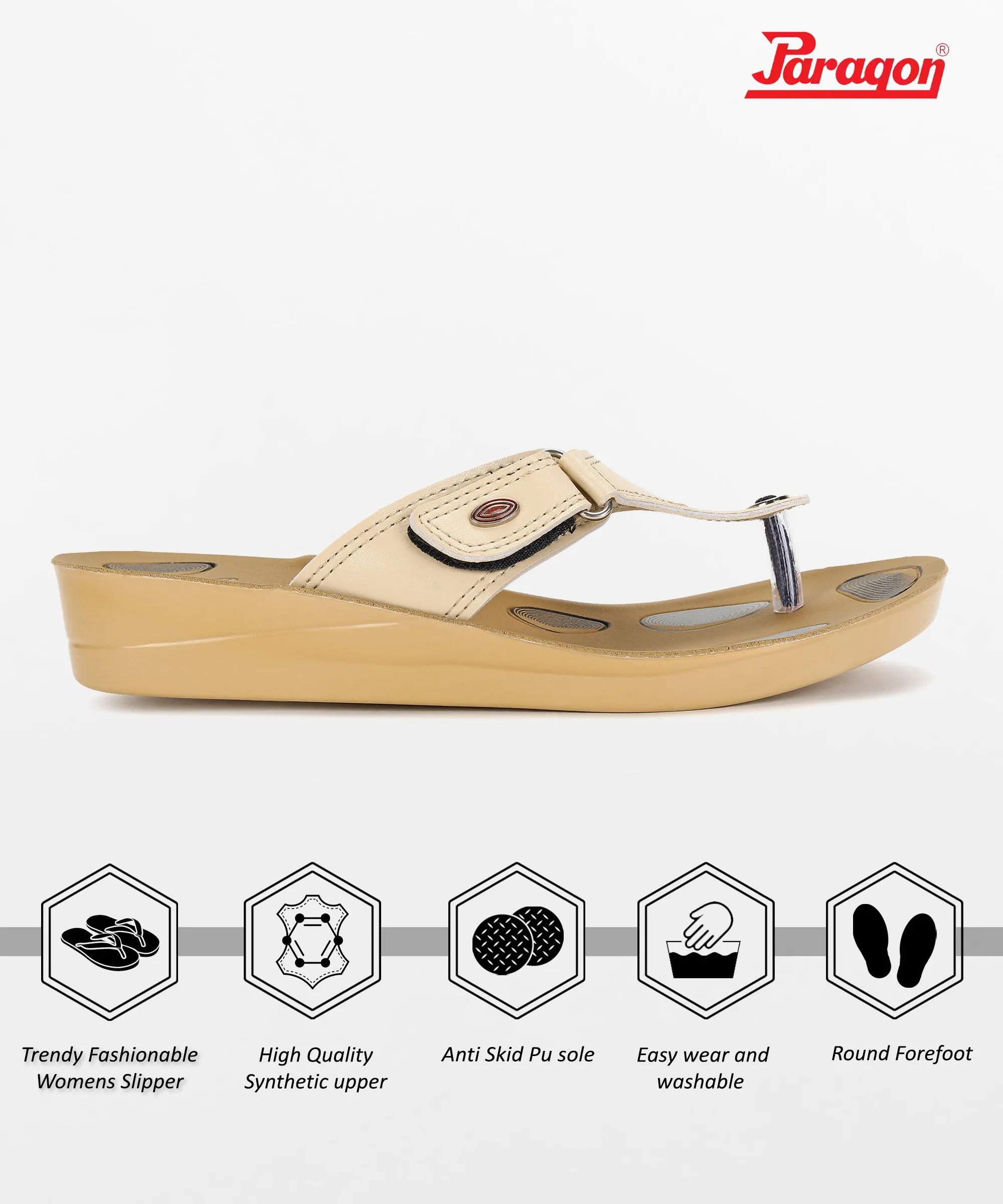 Paragon  PUK7008L Women Sandals | Casual & Formal Sandals | Stylish, Comfortable & Durable | For Daily & Occasion Wear