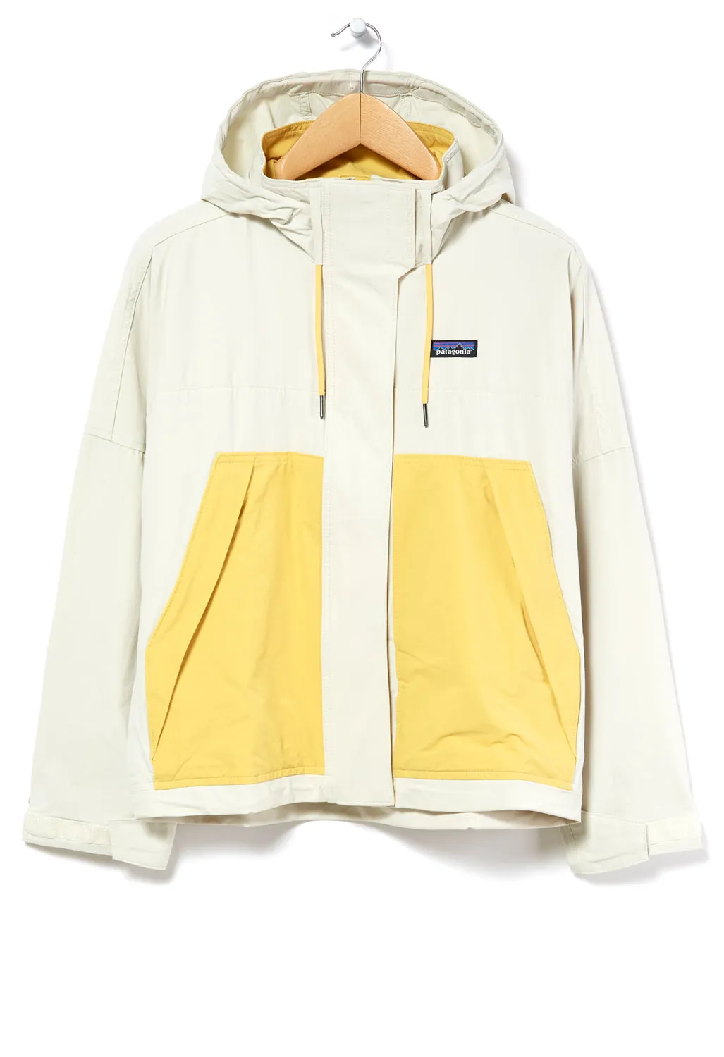 Patagonia Women's Skysail Jacket - Dyno White/Surfboard Yellow