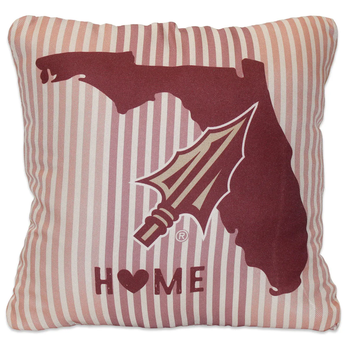 Pegasus Sports State of Florida Arrowhead Design 18x18 Pillow