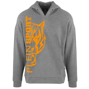 Plein Sport Side Logo Grey Hoodie