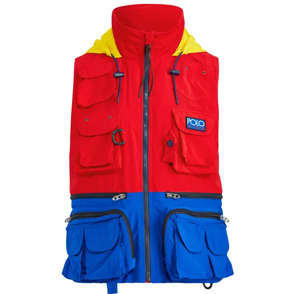 POLO RALPH LAUREN Hi Tech Water-Repellent Vest, Red