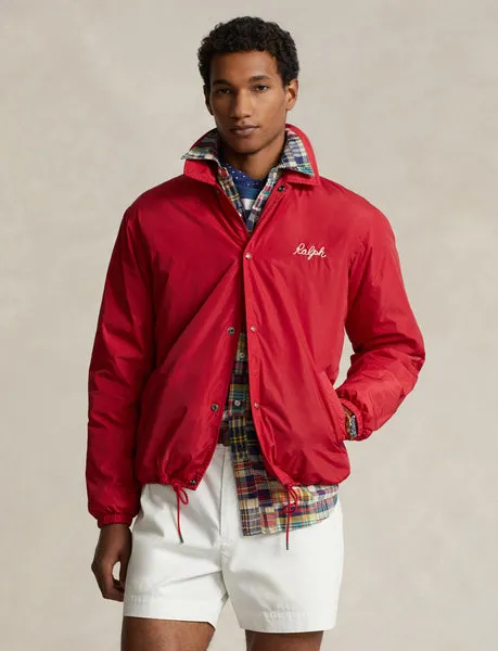 Polo Ralph Lauren Water-Repellent Coach Jacket , RL 2000 Red