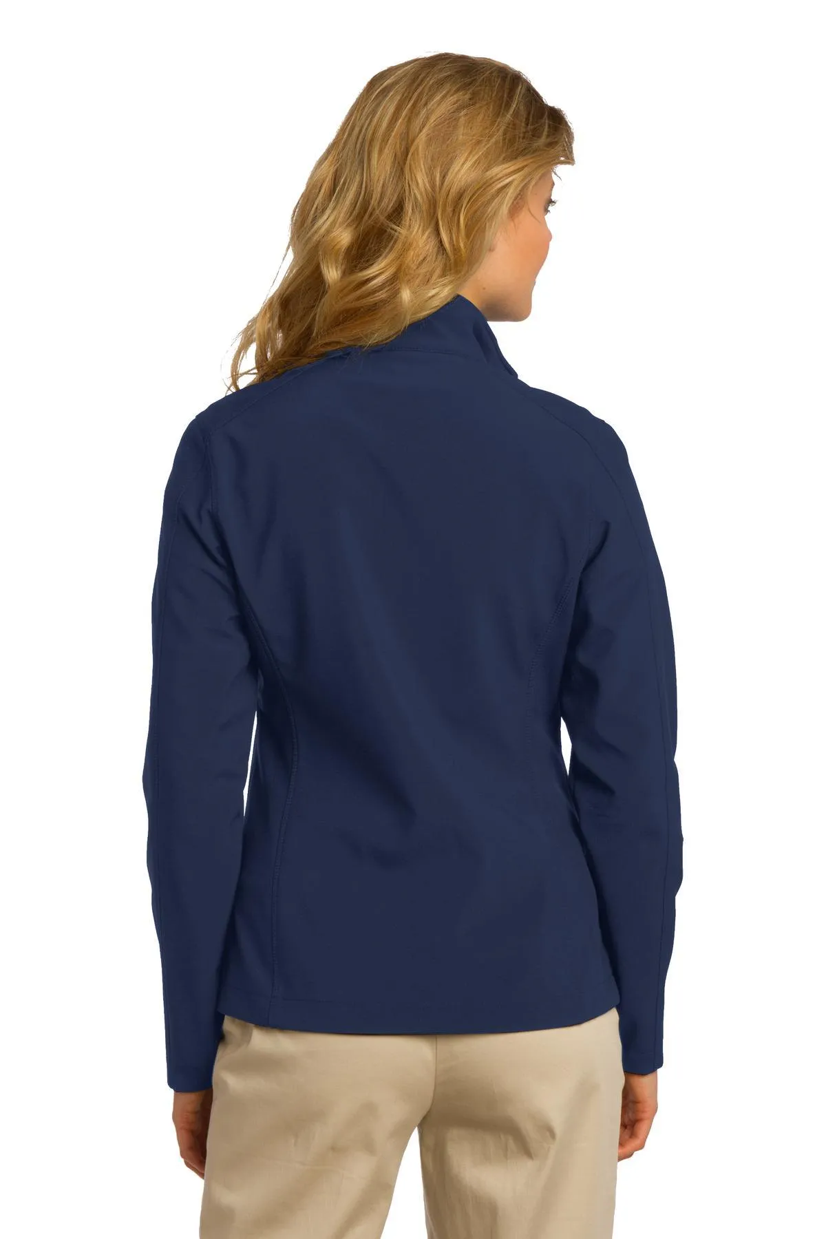 Port Authority Ladies Core Soft Shell Jacket L317 Dress Blue Navy