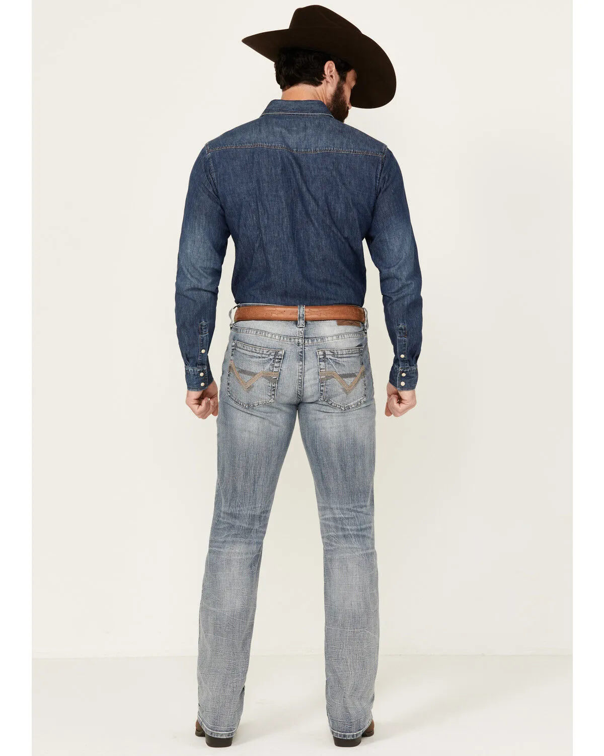 Product Name:  Cody James Men's Light Wash Stampede Slim Straight Stretch Denim Jeans