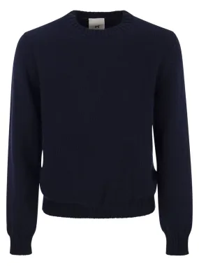 Pt Pantaloni Torino    Pt Pantaloni Torino Crew Neck Pullover In Wool And Angora Blend