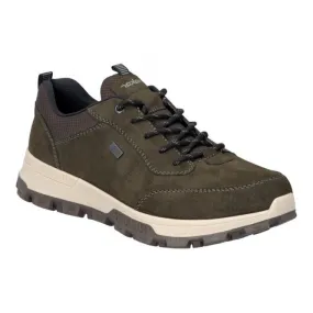 Rieker  Mens 35503-54 Blackforest Green Lace-Up Trainers