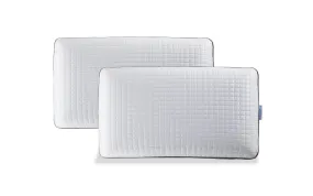 Set of 2 Bob-O-Pedic Gel Infused Queen Pillows