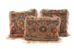 Set of 3 Antique Kilim Pillows