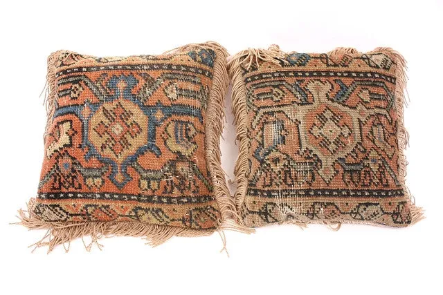 Set of 3 Antique Kilim Pillows