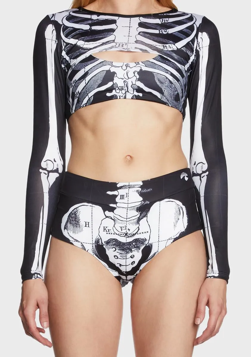 Skeleton Surf Bikini Set-