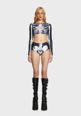 Skeleton Surf Bikini Set-