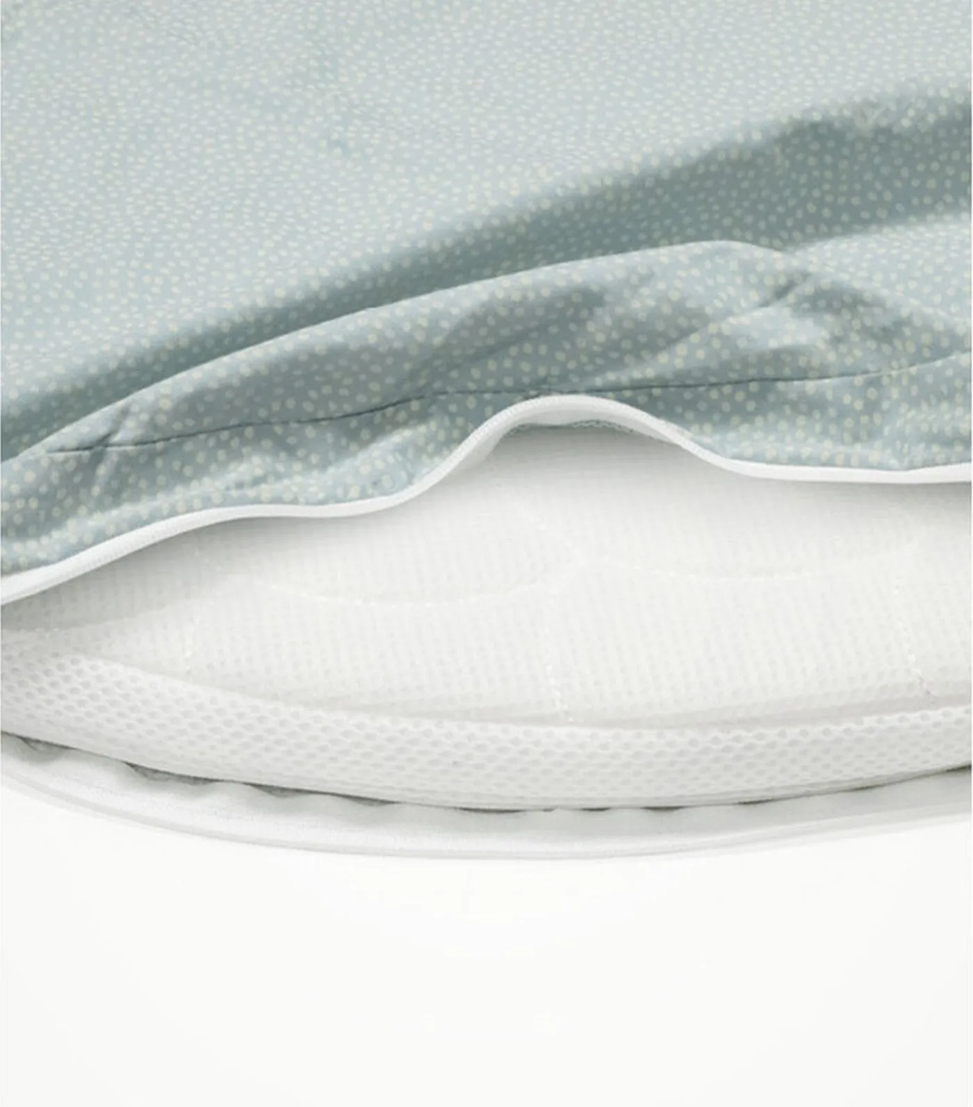 Sleepi Mini Fitted Sheet V3 Dots Sage