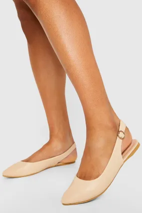 Slingback Pointed Flats