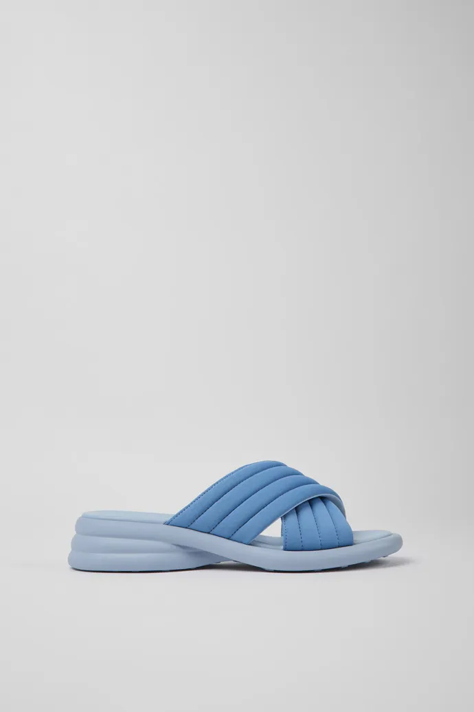 Spiro Blue textile sandals for women