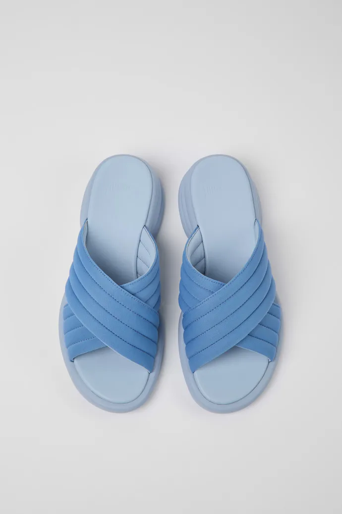 Spiro Blue textile sandals for women