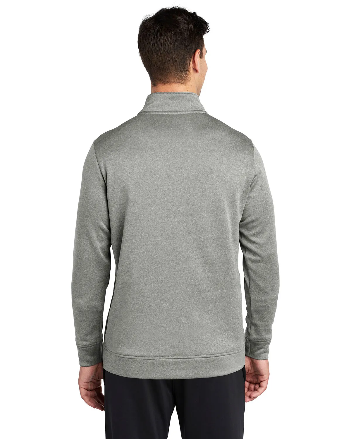 Sport-Tek ST263 Men PosiCharge Sport-Wick Heather Fleece 1/4-Zip Pullover