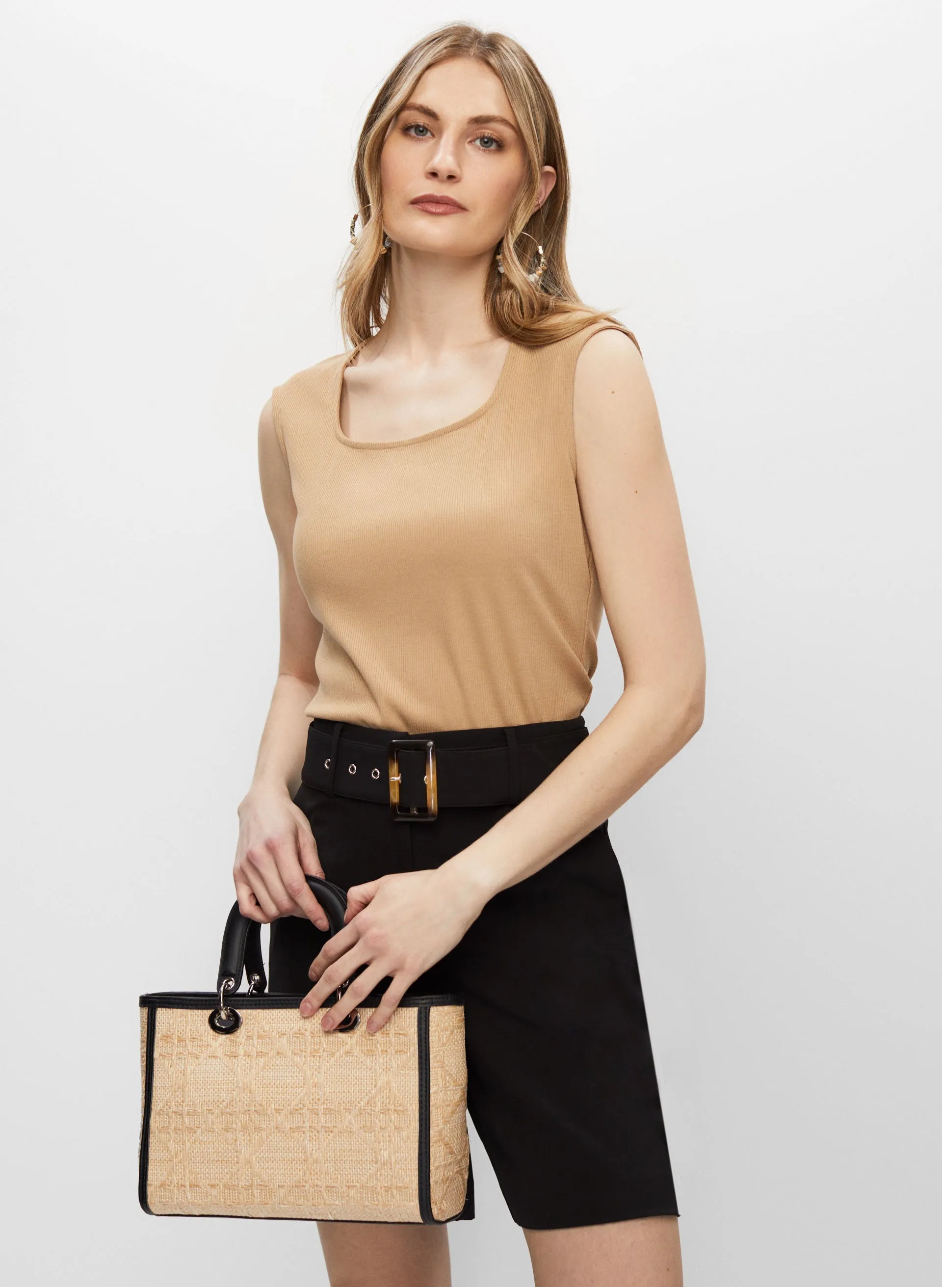 Square Neck Sleeveless Top