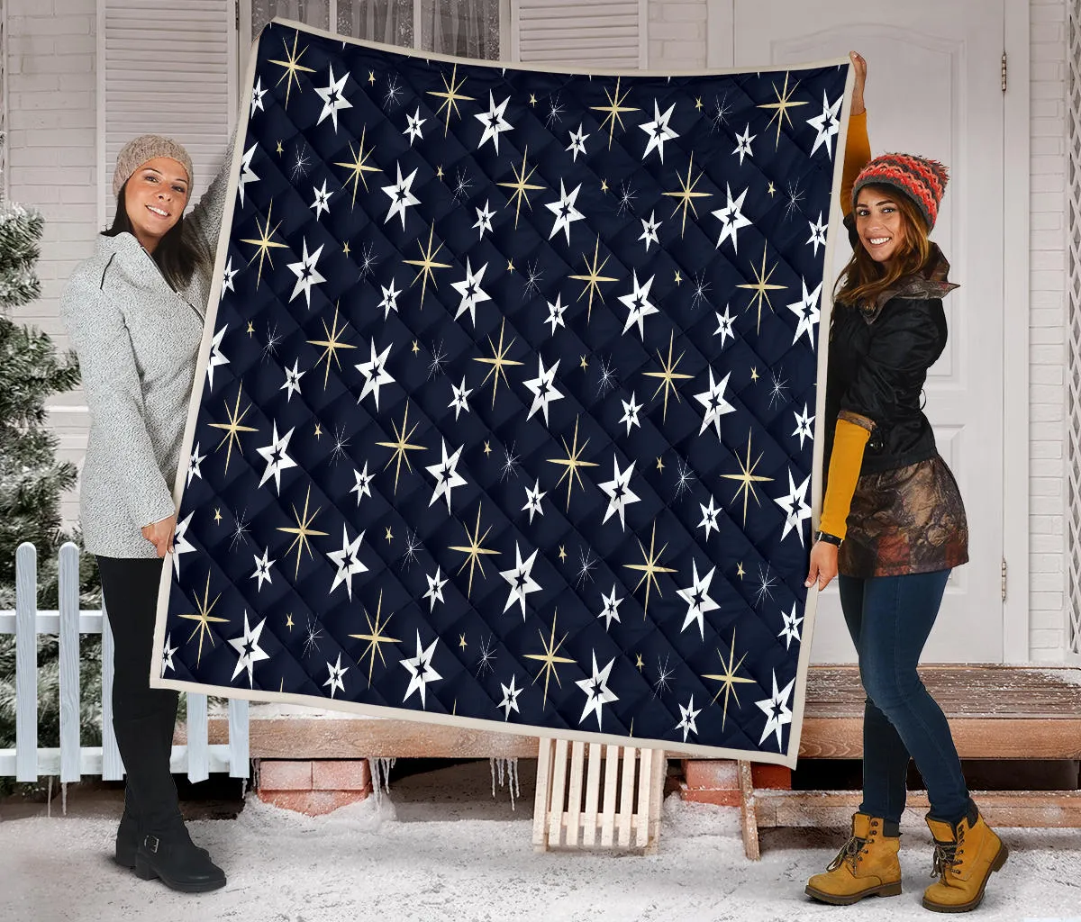 Starry Night Design Premium Quilt