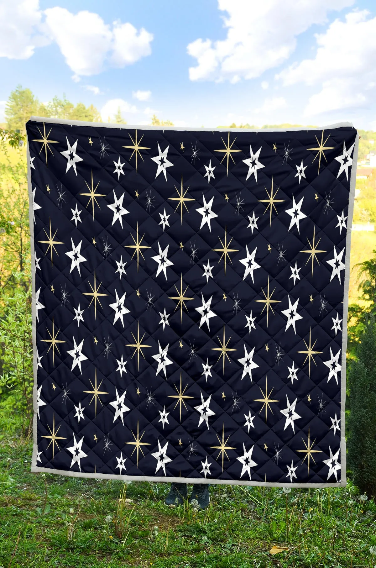 Starry Night Design Premium Quilt