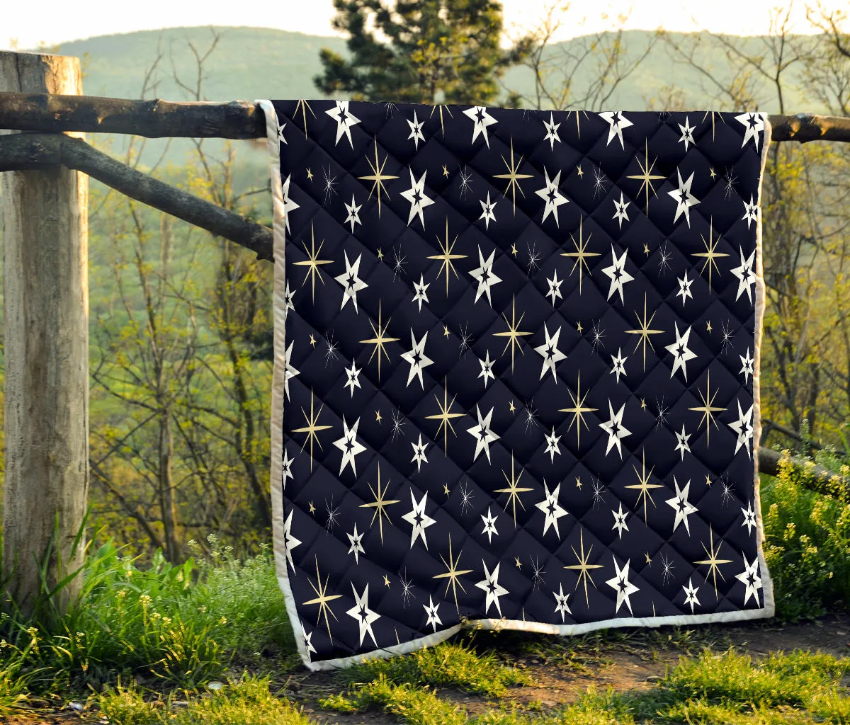 Starry Night Design Premium Quilt