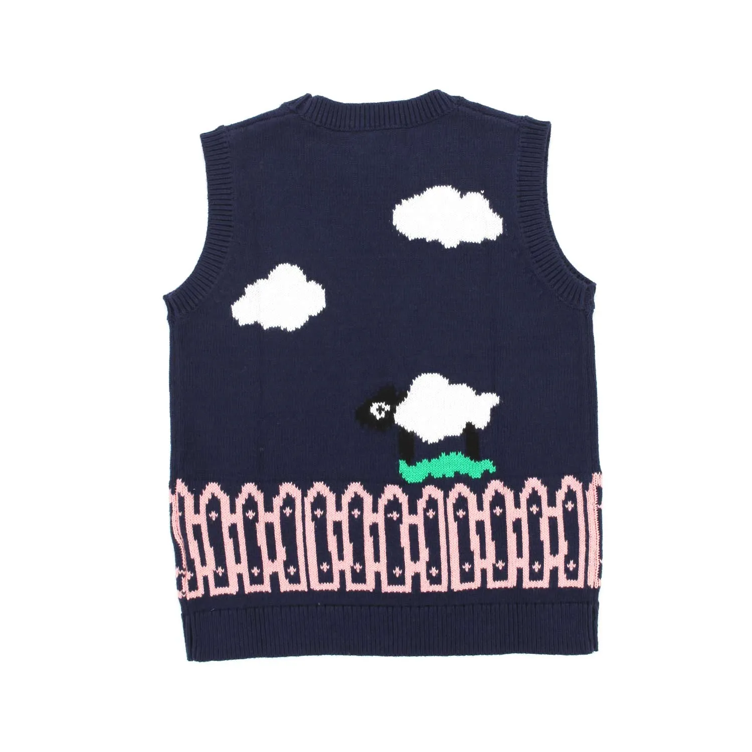 Stella Mccartney Blue And Multicolor Vest For Girls