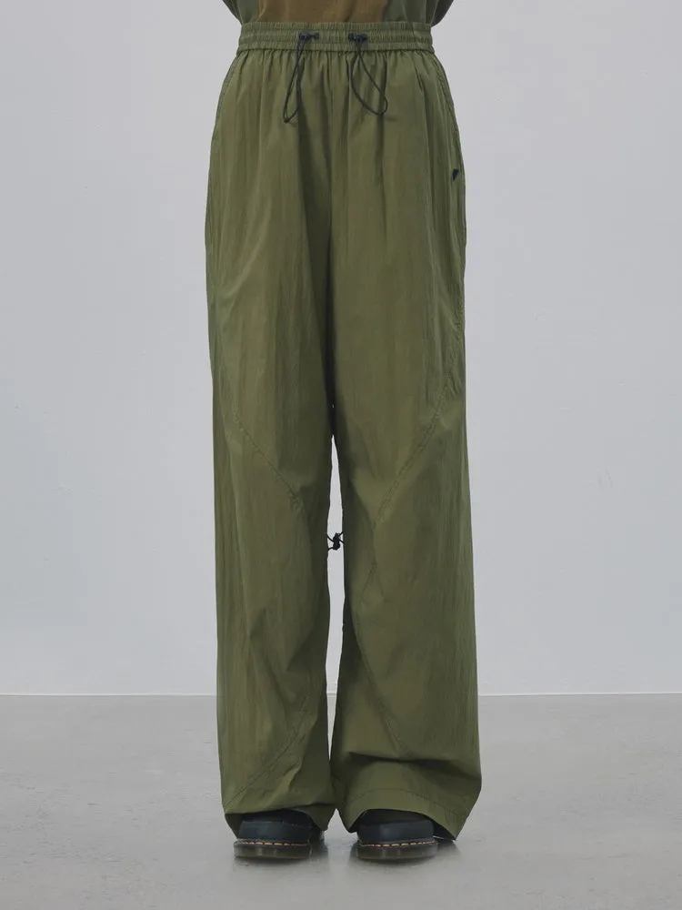 Straight Casual Wide-Leg Pants