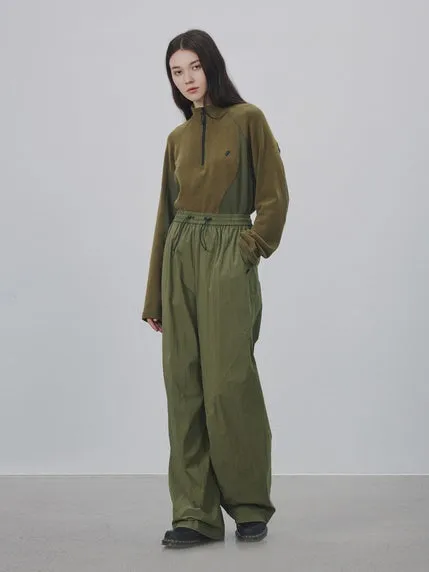 Straight Casual Wide-Leg Pants