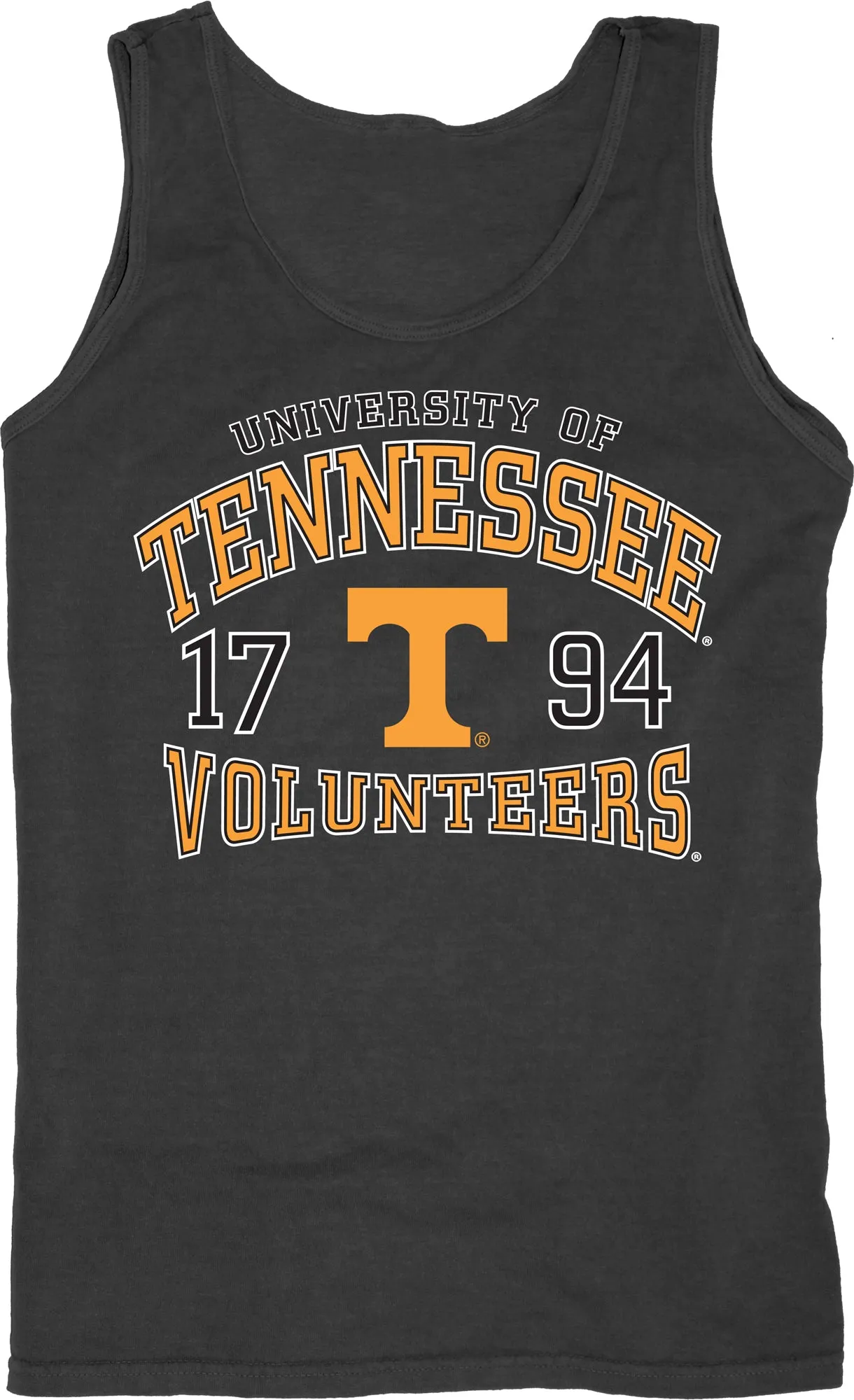 Tennessee Volunteers Blue 84 Black 100% Cotton Sleeveless Tank Top