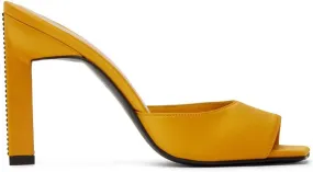 The Attico Yellow Kaia Heeled Sandals