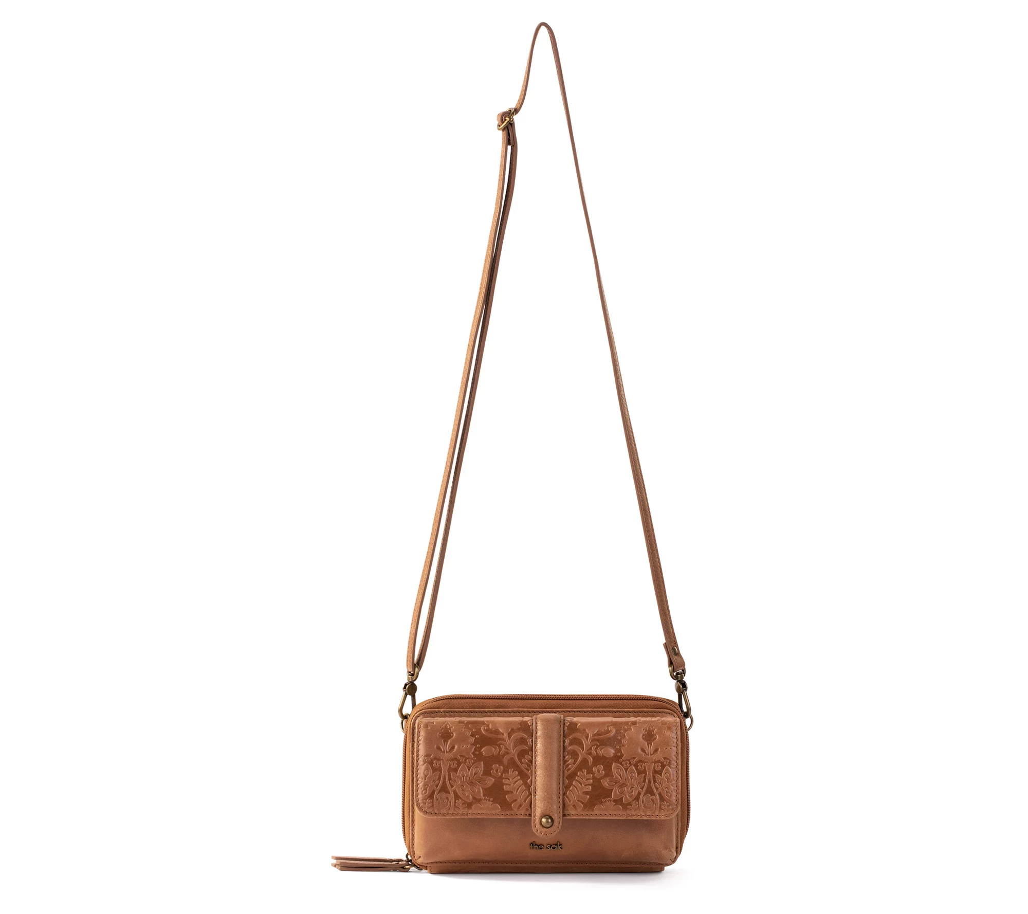 The Sak Sequoia Leather X-Large Smartphone Crossbody