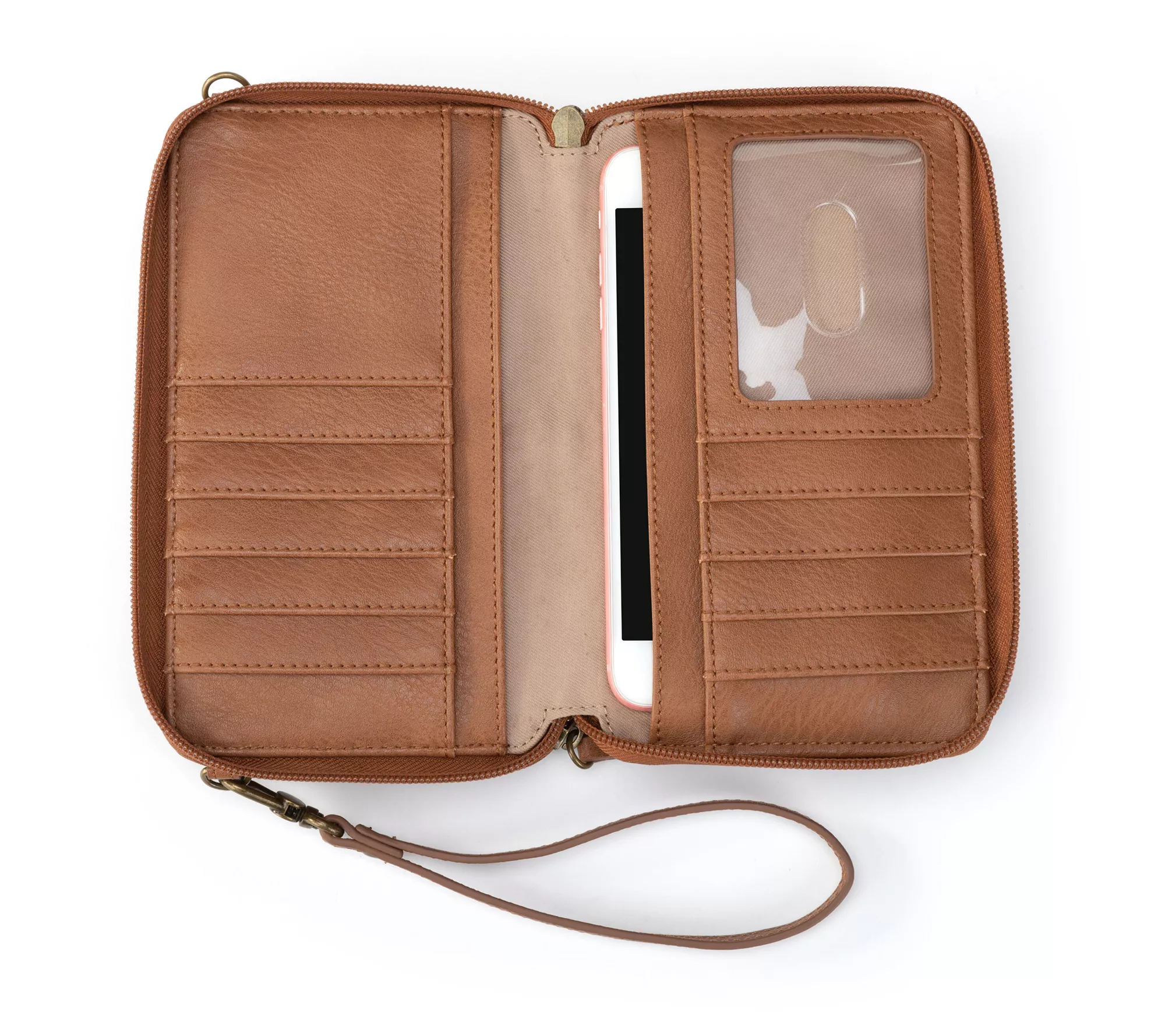 The Sak Sequoia Leather X-Large Smartphone Crossbody