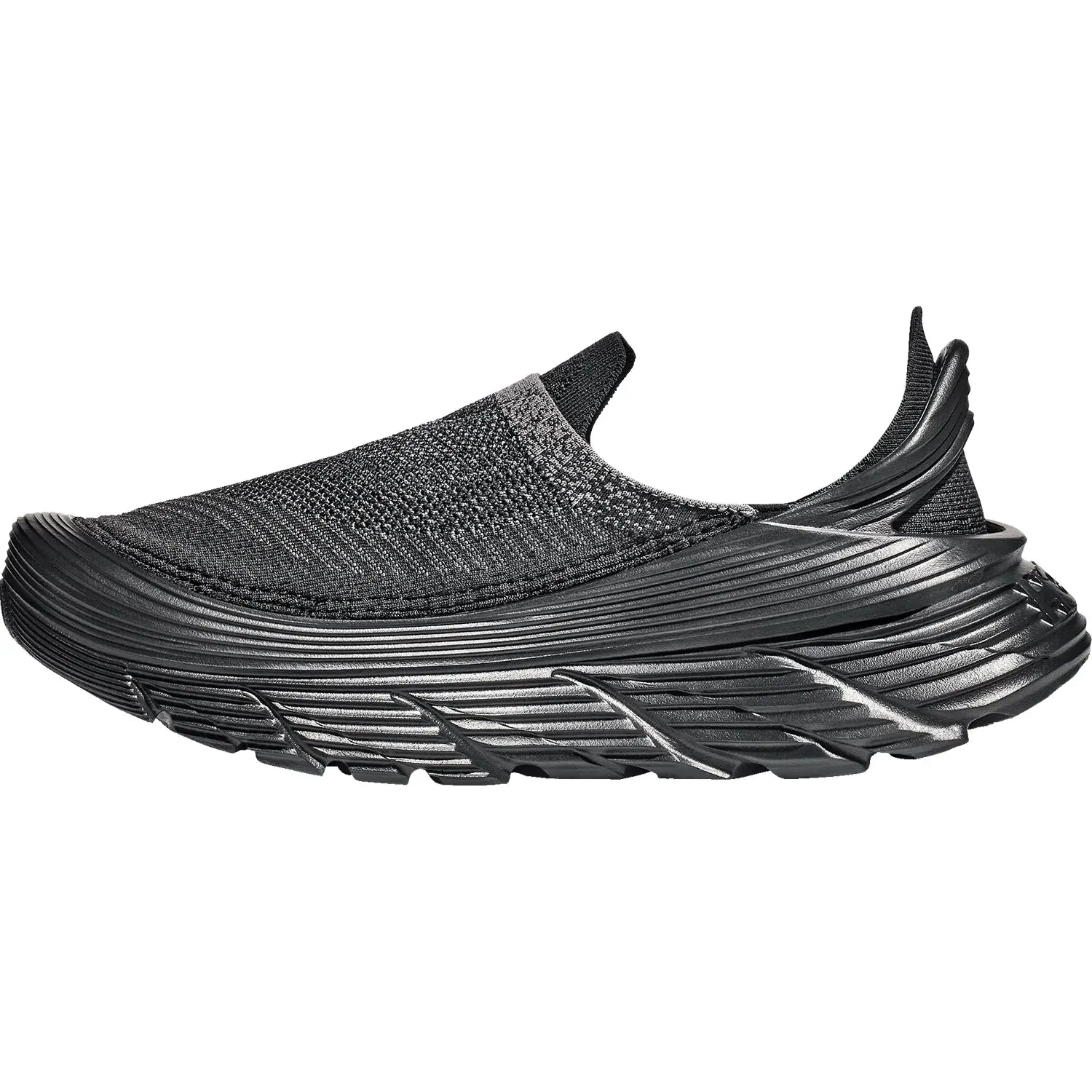 UNISEX HOKA RESTORE TC SLIP ON SHOE | BLACK / BLACK