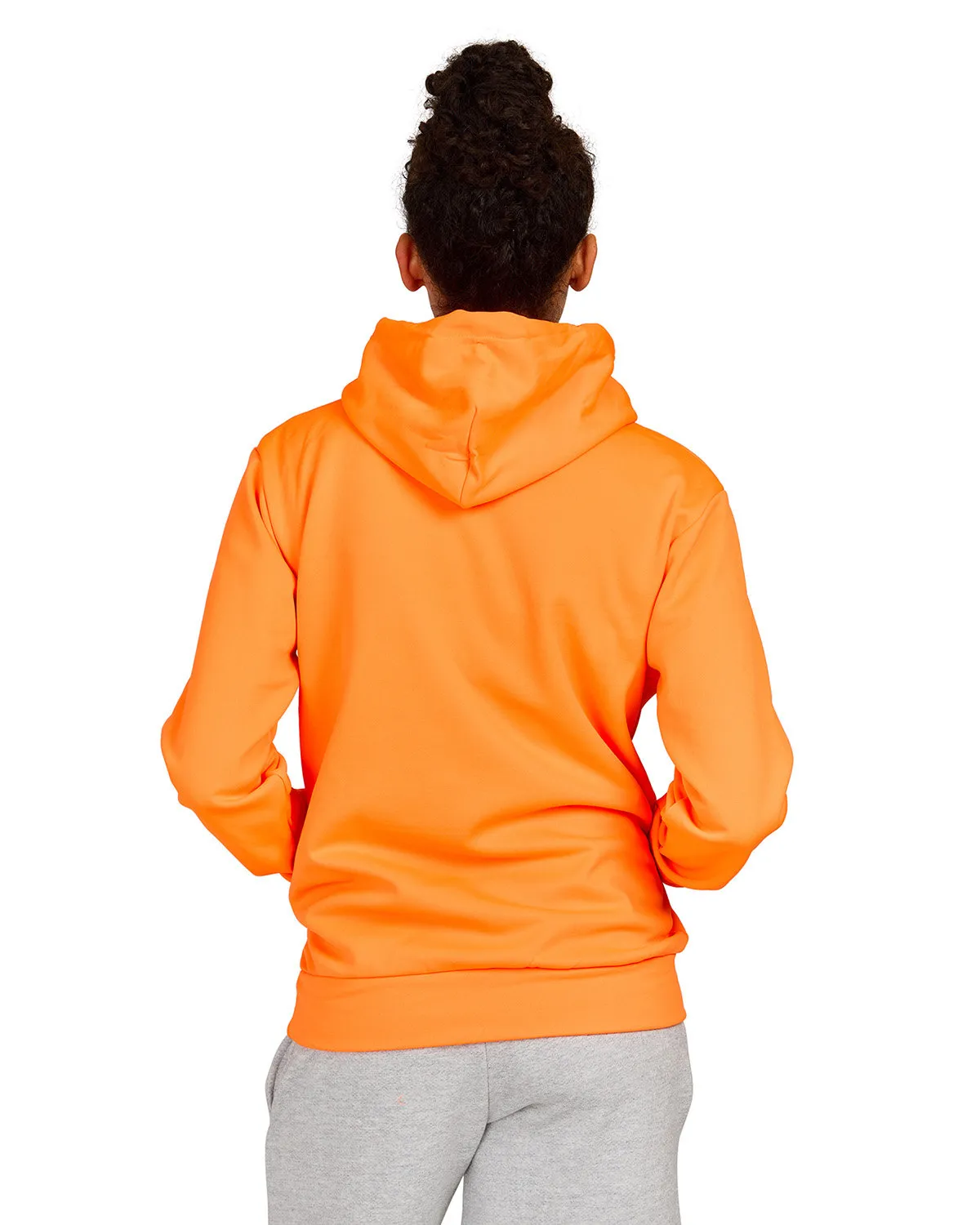 US Blanks US5412 Unisex Made in USA Neon Pullover Hooded Sweatshirt SKU: US5412