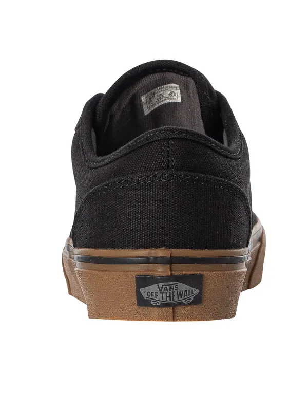 Vans Atwood Canvas Trainers - Black/Gum